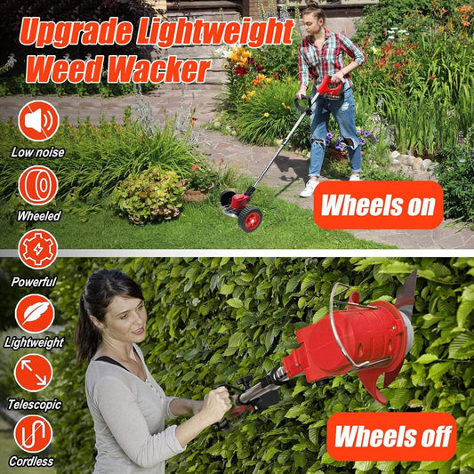 Weed Eater With Wheels vs. Without Wheels: Which Is Better?